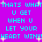 Pixelated cyan text on purple background with scattered white stars, repeating 'THAT'S WHAT U GET WHEN U LET YOUR HEART WIN!!!' in a pattern