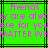Green background with black lines and pink text reading 'Friends are always here for you no matter what' in pixelated font