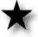 Black star-shaped icons in various sizes and orientations displayed across multiple on a white background