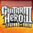 A four-quadrant image with a Guitar Hero III logo in the top-left, red background text reading "i can play guitar hero" on the right, and partial black text "acoustically" at bottom left.