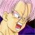 Pixelated close-up of a character with light hair, wide eyes, and an open mouth against a pinkish background.