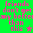 Green background with pink text repeating 'friends don't get any better than this' and a star symbol, alternating between solid pink and faded gray stars.