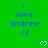 Green background with blue text reading 'i love andrew' and a heart symbol, repeated in multiple with white pixelated hearts between them