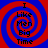 Four identical display a red and blue spiral background with black text reading "I Like Men Big Time" arranged vertically