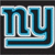 Pixelated blue and white stylized 'NY' text with layered outlines on a dark background.