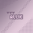 Pixelated icon with 'ALLIE' text and three heart symbols above it, displayed in a of four showing animation changes