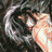 Pixelated image of a person with dark hair and light skin holding a white object against a dark background, with text reading "Anime IM" and "com" on the right.