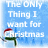 Animated snowman in Santa hat and green scarf with text reading "The ONLY Thing I want for Christmas", "Is for You and Me to be", "Together Forever"