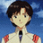 A pixelated anime-style character with short brown hair and a white jacket over red shoulder pads stands against a blue sky background, next to stylized text reading "Anime IM" on black.