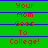 Green background with red text reading 'Your Mom Goes To College!' and blue horizontal lines, displayed in a of three identical