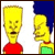 Animated contact sheet of Beavis and Butthead characters with text overlays across five frames showing sequential expressions and dialogue.