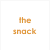 A static image with four quadrants containing orange text and a goldfish-shaped snack on white background.