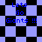 Pixelated blue text "Lets Go Giants !!!" on black-and-light-blue checkered background with diamond-shaped variant.