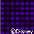 Animated contact sheet showing multiple frames of a Hannah Montana-themed AIM buddy icon with purple polka-dot background, yellow text elements, and character portraits.