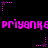 Pixelated pink text repeats across a black background with scattered star-shaped pixel clusters in purple and pink.