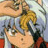 Anime character with light brown hair and blue eyes in a red outfit, next to black background text reading 'Anime IM' and 'com'