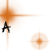Animated contact sheet showing progressive text expansion of the name Andrew in a pixelated font with orange starburst effects on white background.