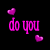 A 4x4 grid of animated frames featuring pink text phrases and floating hearts on a black background, each frame displaying different romantic-themed words with consistent heart animations.