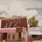 Static image of a building facade with brown and pink architectural details under a light sky.