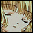 A pixelated anime-style character face with closed eyes and blonde hair on the left, next to stylized text reading "Anime IM" above "COM" on a black background.
