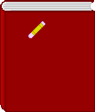 A 4x3 contact sheet of animated frames showing a red book icon with pink text and yellow pencil that progressively spells out "diary" from left to right, top to bottom.