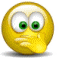 Yellow cartoon face with green eyes holding a red heart, showing multiple hand gestures and mouth expressions