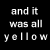 Animated contact sheet of a text-based icon showing repeated phrases with yellow-highlighted words on black background, arranged in 3x3 grid across seven frames.