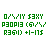 Green pixelated text on white background forms three lines of distorted characters with no visible subjects or objects.