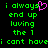 Green pixelated text on black background with a pink heart symbol replacing the 'o' in 'always', showing two identical static frames side-by-side.