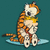 Pixelated orange and white tiger with black stripes sits upright on a light blue platform against teal background, head turned left.