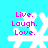 Four identical pixelated snowflakes on cyan background with pink text "Live. Laugh. Love." overlaid, each in a arrangement