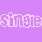 Pixelated text "single" in white on purple background with gray transparency overlay, displayed across multiple frames of an animated contact sheet.