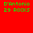 Green pixelated text on red background reads "D'Antonio 29 ROCKS" in four identical quadrants.