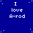 Blue background with white pixelated text "I love A-rod" repeated in a pattern, scattered white dots resembling stars