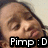 A four- shows a person with dark hair and light skin in different poses, with text overlay reading "Pimp :D" on the top-left