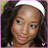 A person with curly dark hair and a white headband appears in two side-by-side frames showing subtle facial expression changes.