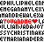 Pixelated text repeats across with red 'YOUANDME' and black heart symbols in the middle , set against a white background