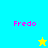 Four display 'Fredo' text with a star icon changing color between yellow and cyan on blue and yellow backgrounds