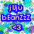 Pixelated digital artwork with two distinct sections displaying text and symbols on colorful backgrounds.