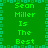Green pixelated background with cyan border, displaying repeated text "Sean Miller Is The Best" in bright green pixels.