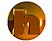 Animated contact sheet showing 12 frames of a golden sphere with brown letter 'h' rotating around its vertical axis, displaying different angles and partial visibility of the letter against a gray background.