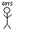Pixel art stick figure with text elements and a purple bottle icon, transitioning through color variations of 'FUN TO LOOK AT' and 'JUST NOT AS bright'.