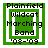 Four green and white square icons display 'Plainfield Wildcat Marching Band '08-'09' text with varying nested square patterns.