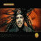 Animated sequence of a person with long dark hair in orange background, transitioning to blue and red backgrounds with different poses.