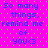 A static pixel art image with a bright pink background dotted with green pixels, displaying repeated blue text reading "So many things, remind me of you<3" in four identical vertical sections.