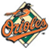 Pixelated icon with orange, green, and beige elements forming a stylized design on white background.