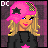 Animated pixel art contact sheet showing a character with pink hair and black outfit alongside repeated text "I ❤️ my trucker hat!" in various frame variations.