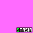 A static image of a pink background with multiple 'STASIA' text elements in various colors and styles, some accompanied by small green pixelated shapes.