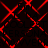 Red geometric lines form a shifting pattern on a dark background with no visible text or characters