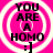Four identical circular icons with concentric rings on a bright pink background, each displaying text and an emoticon.